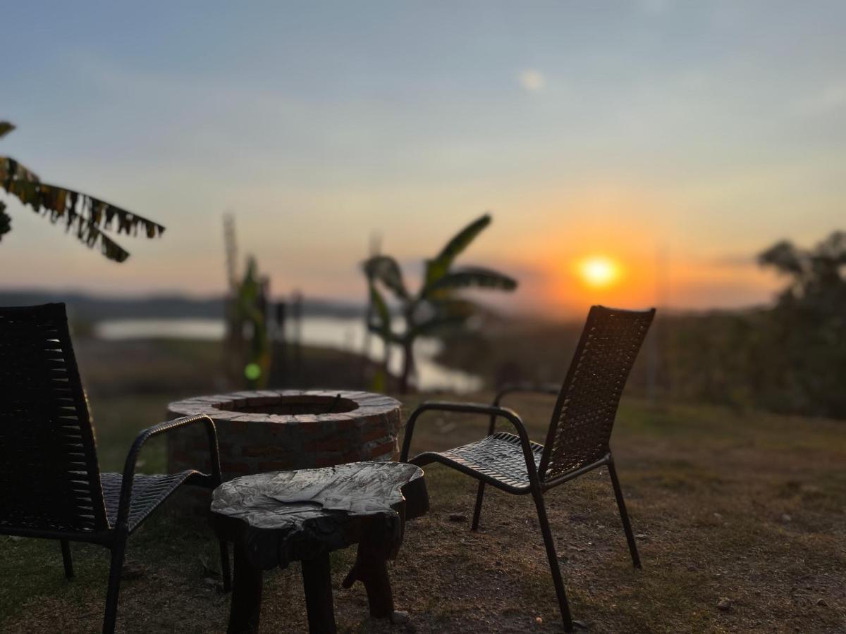 Chale Recanto - Ofuro, Banheira, Vista, Cachoeira E Lago Alexania 외부 사진